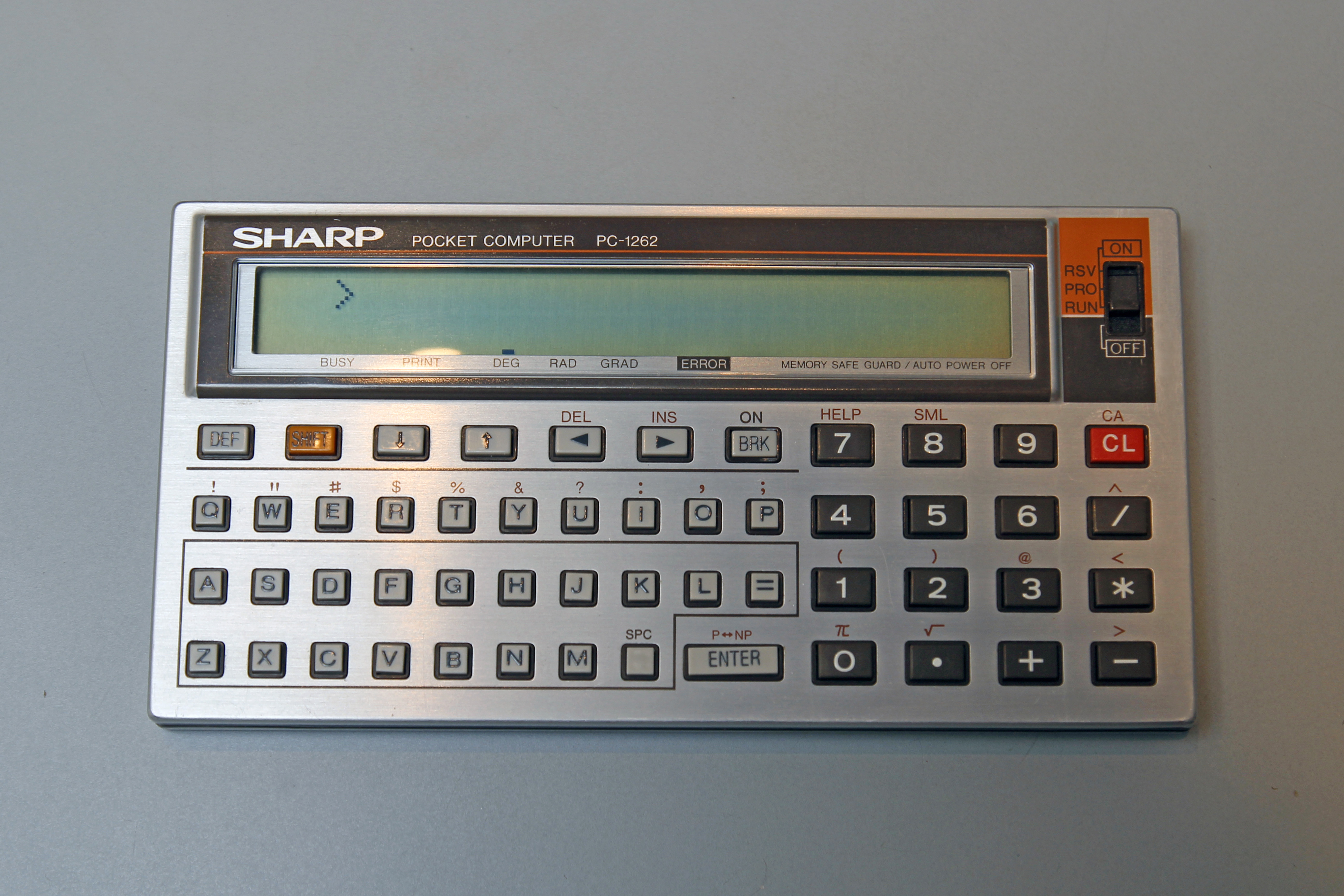 公式販促J2-6）SHARP POCKET COMPUTER PC-U6000 （17） その他